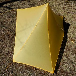 Cricket Pyramid Tarp Back View