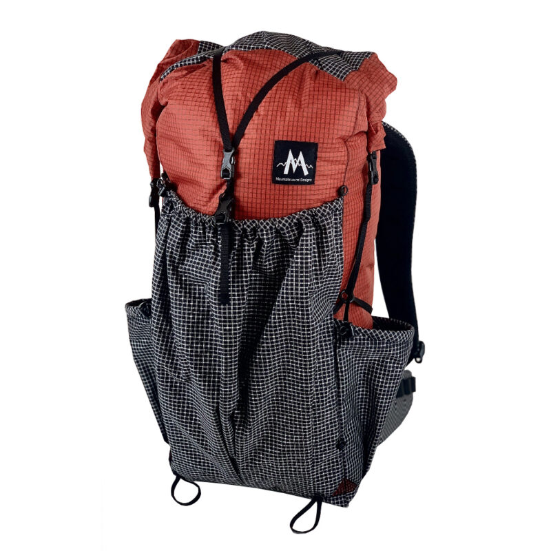 The MLD Burn backpack in Red Chili UltraGrid