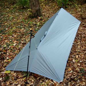MLD Pro Rain Poncho Tarp Set Up