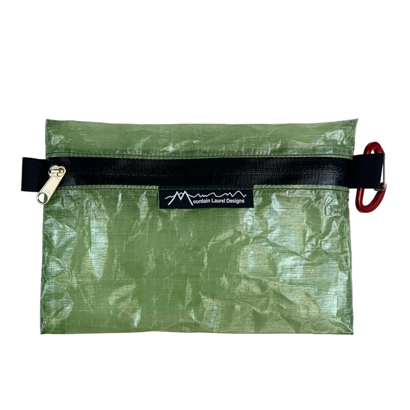 An MLD Zip Pouch in Green