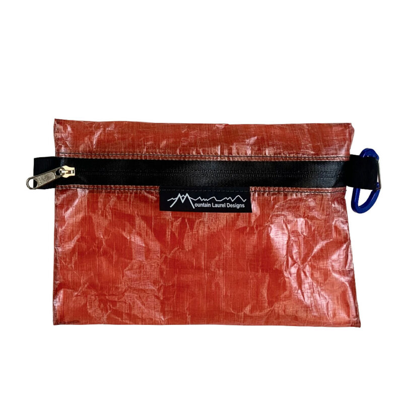 An MLD Zip Pouch in Red