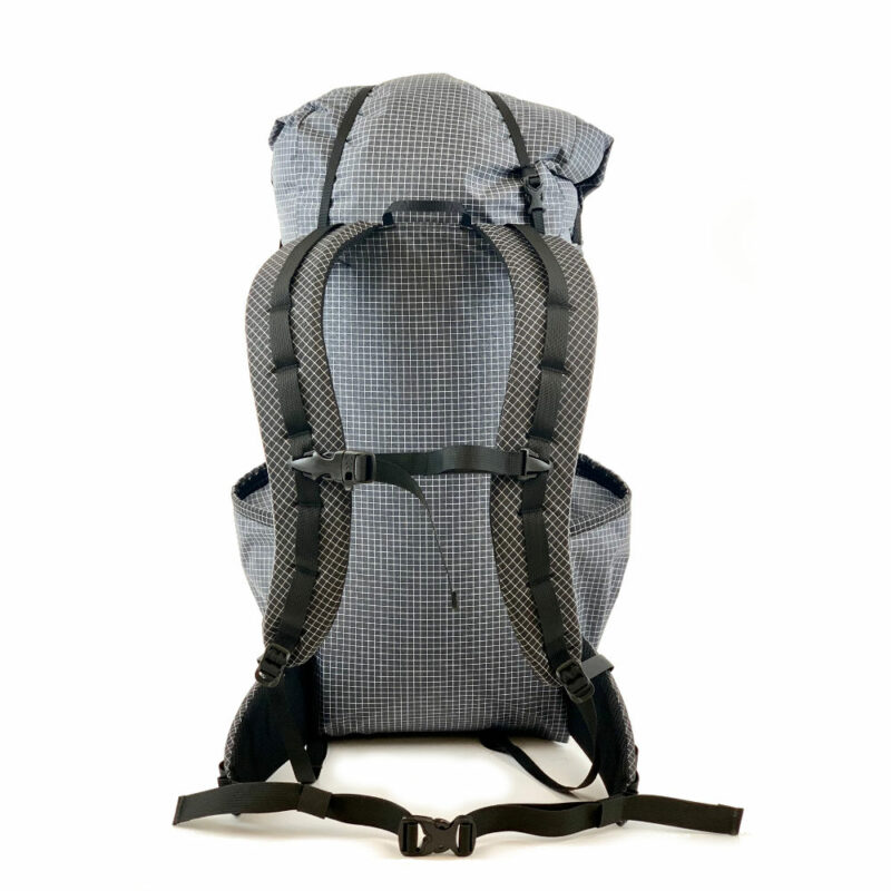 A back view of the MLD Exodus in Stealth Grey