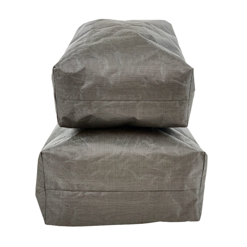 A bottom image of the Ultra 200 Large and Small Food Bags showing their Flat-bottoms