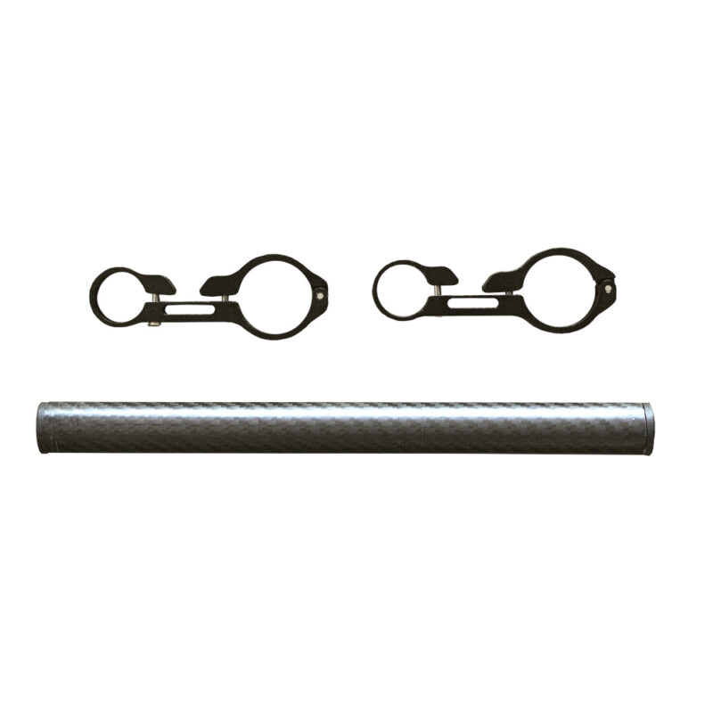 Two Border Bar Clamps and a CF Tube