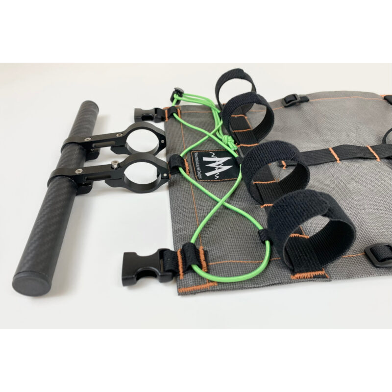A flat view of the Border Handlebar Harness System