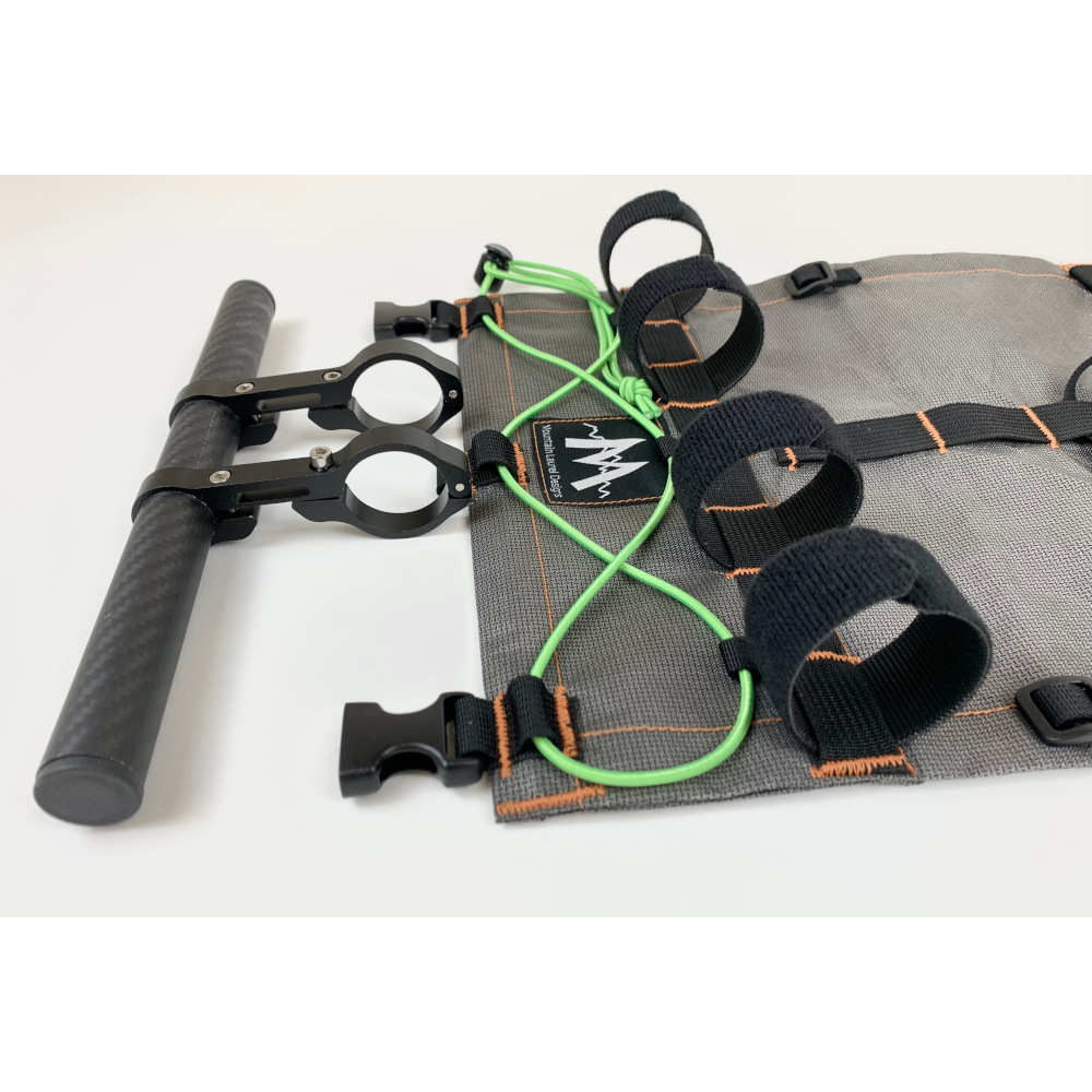 A flat view of the Border Handlebar Harness System