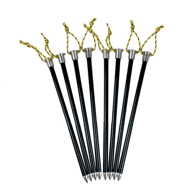 Eight 8.5" stakes